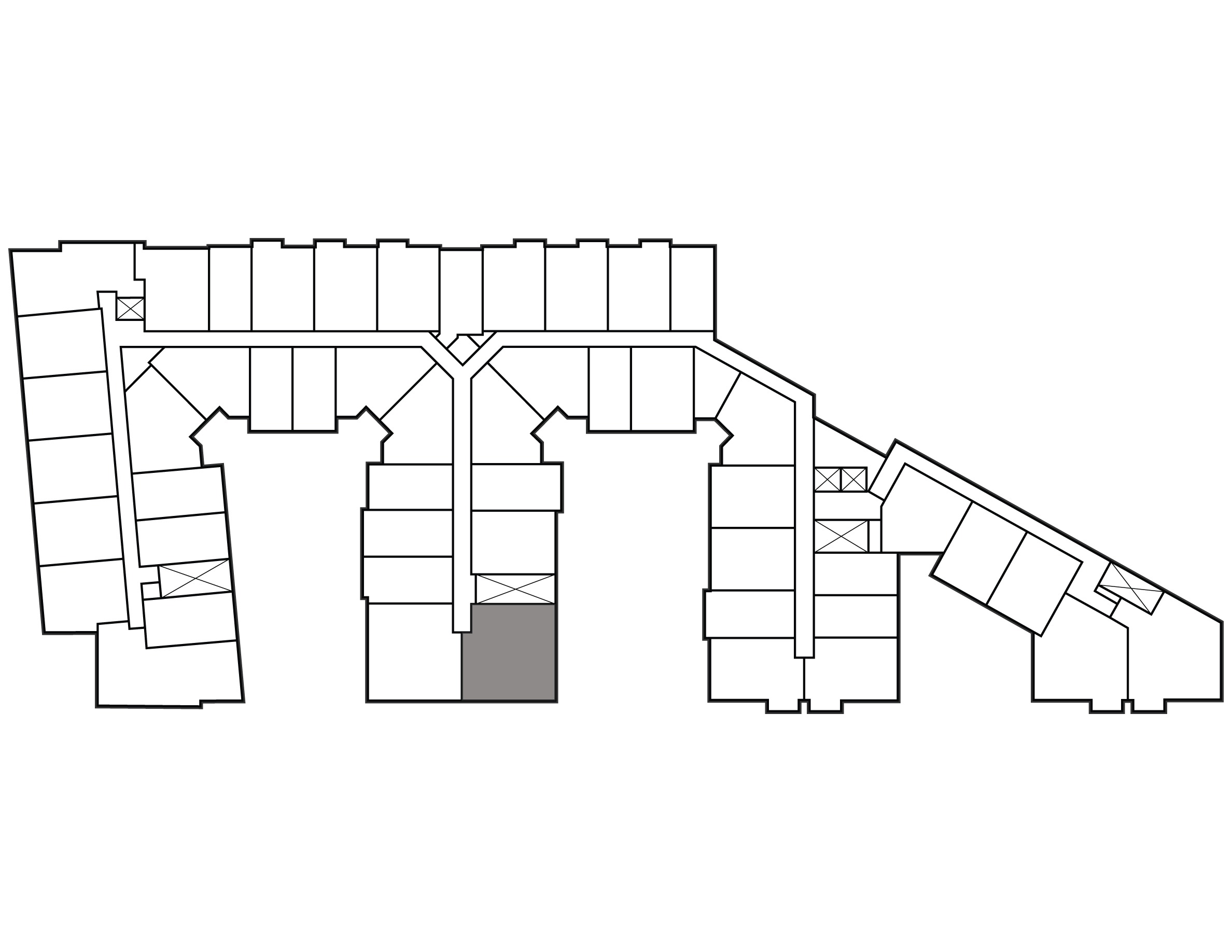 Apartment 322 keyplan