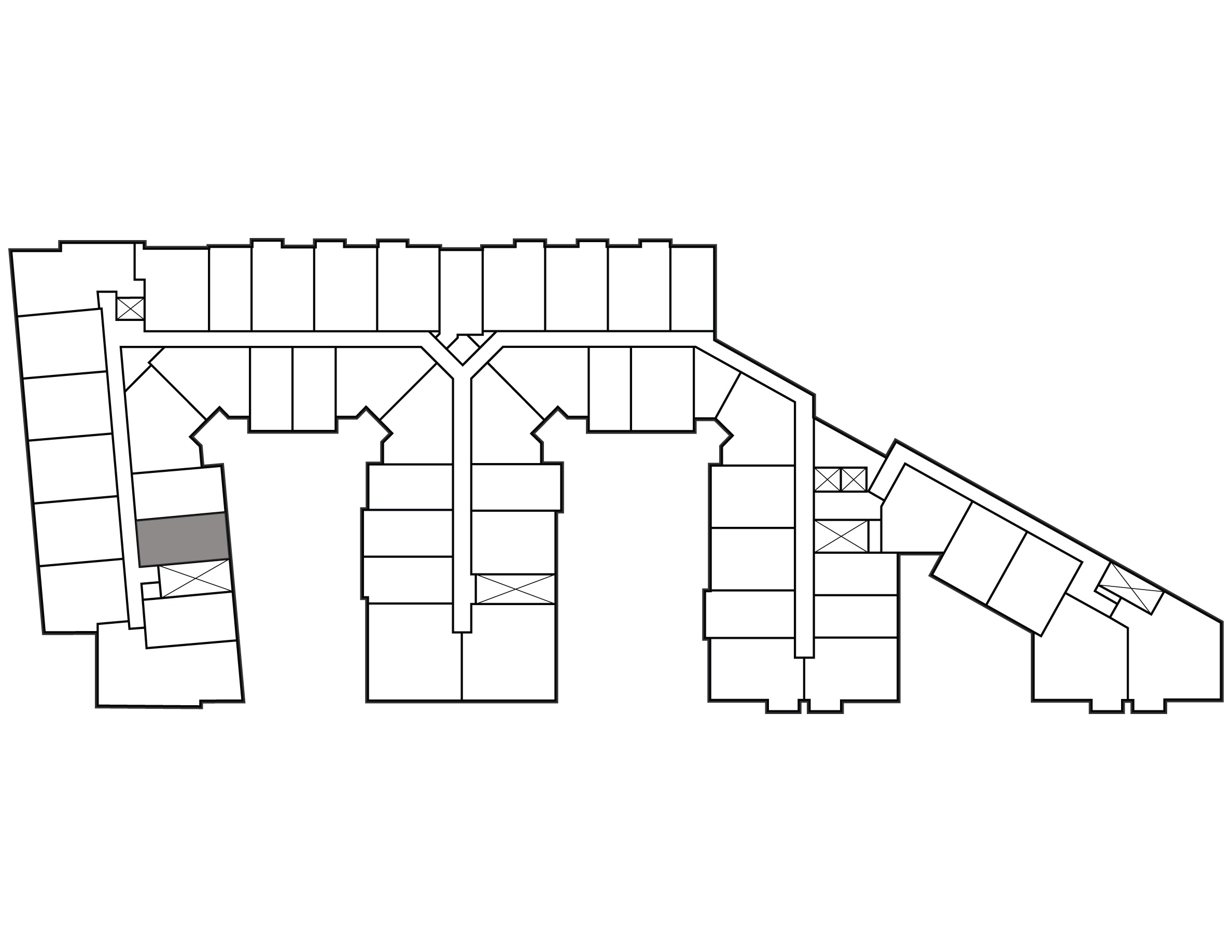 Apartment 444 keyplan