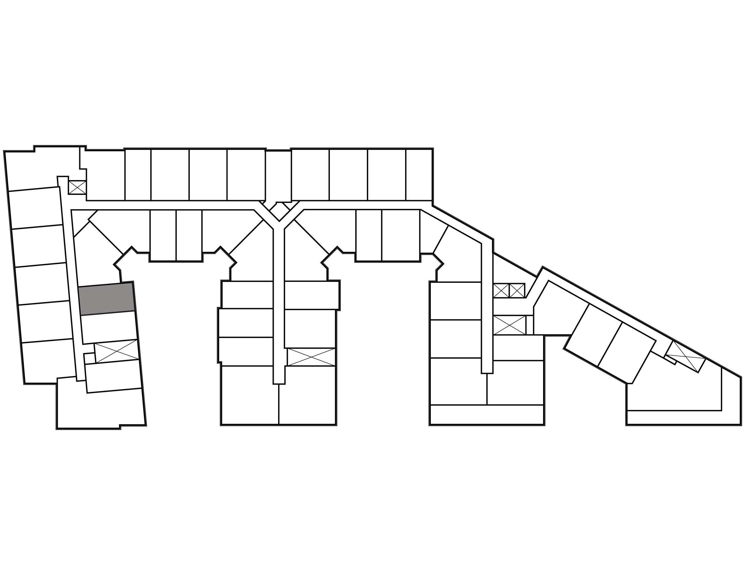 Apartment 542 keyplan