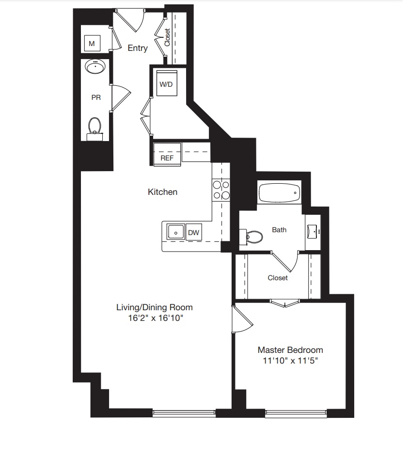 Apartment 5-0102 floorplan