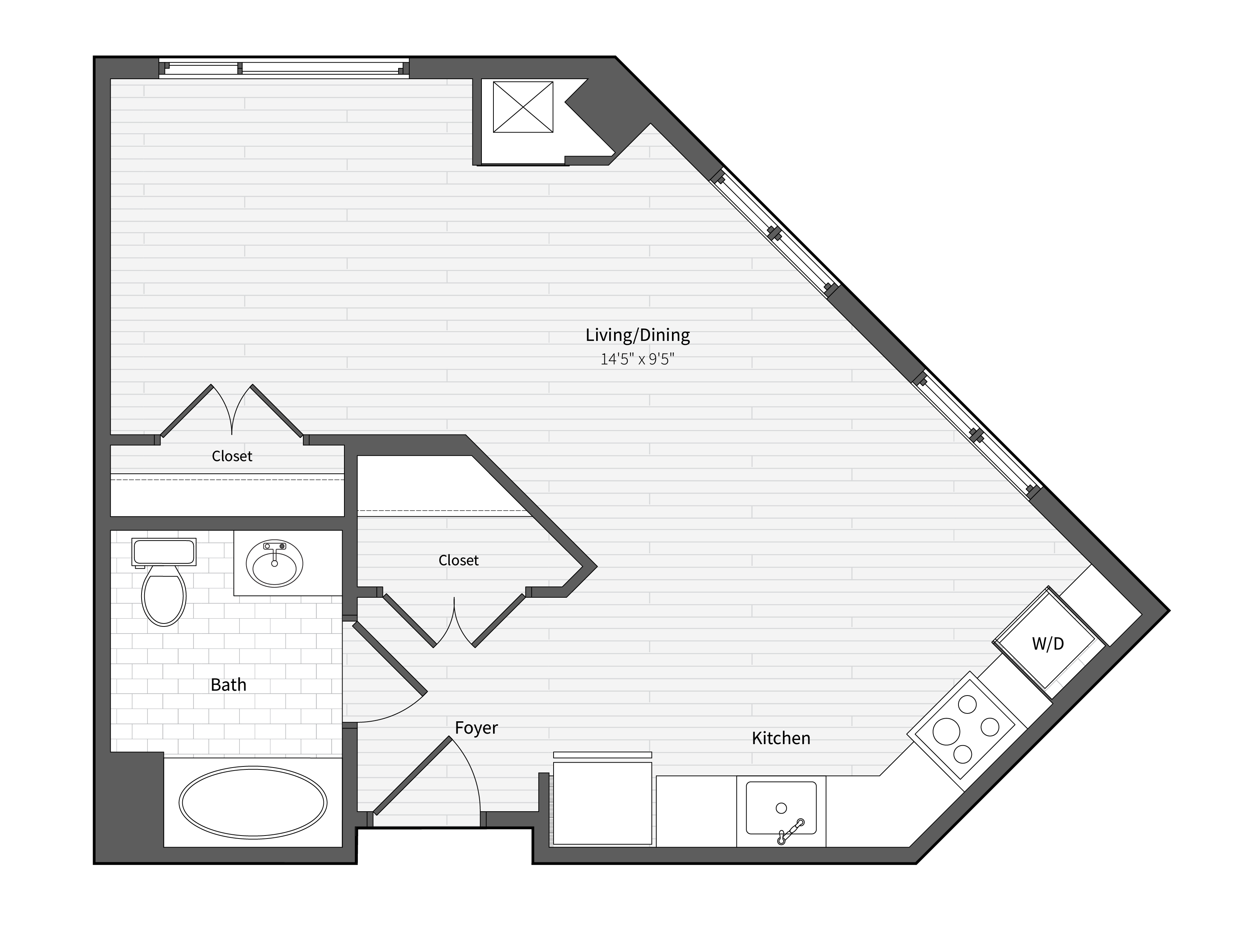 Apartment 558 floorplan