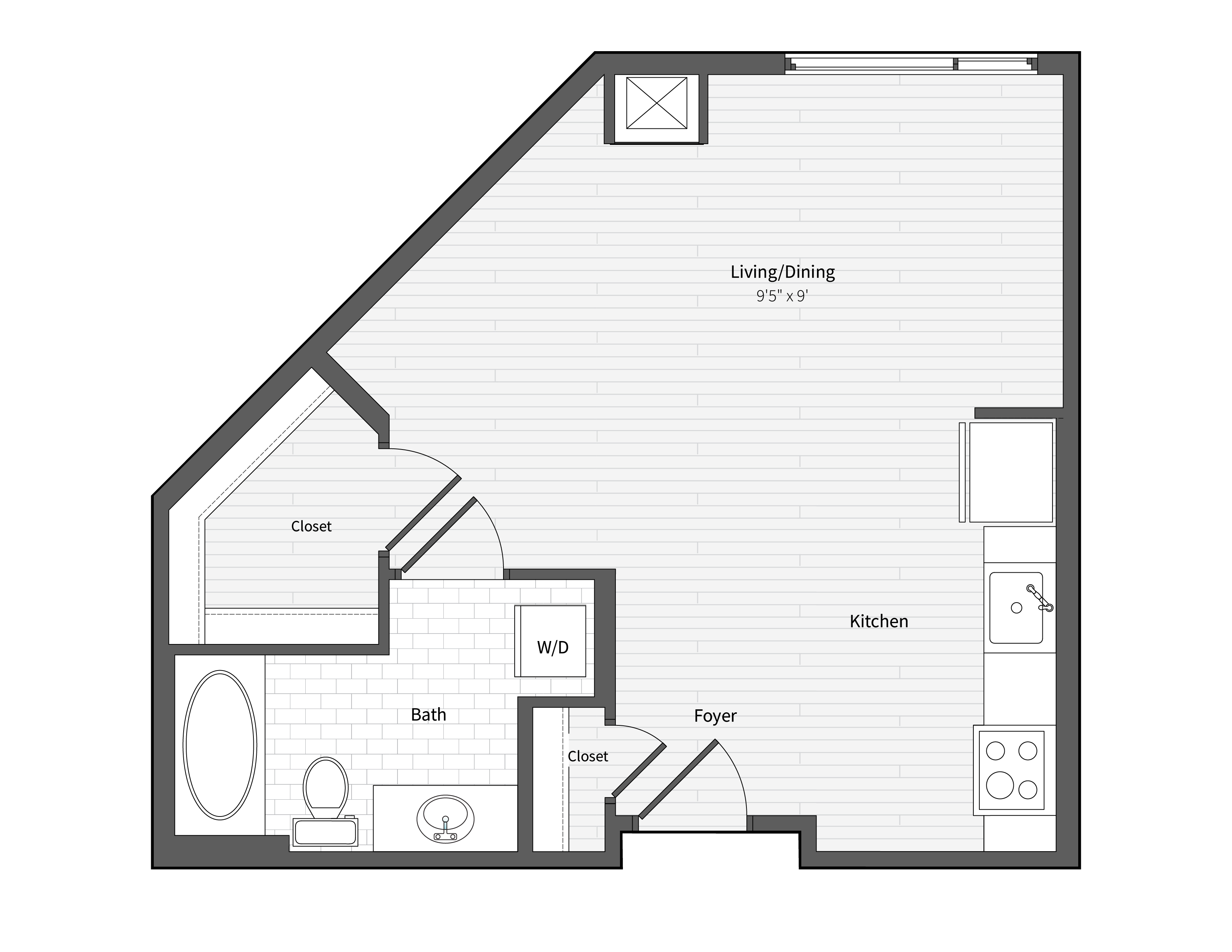 Apartment 660 floorplan