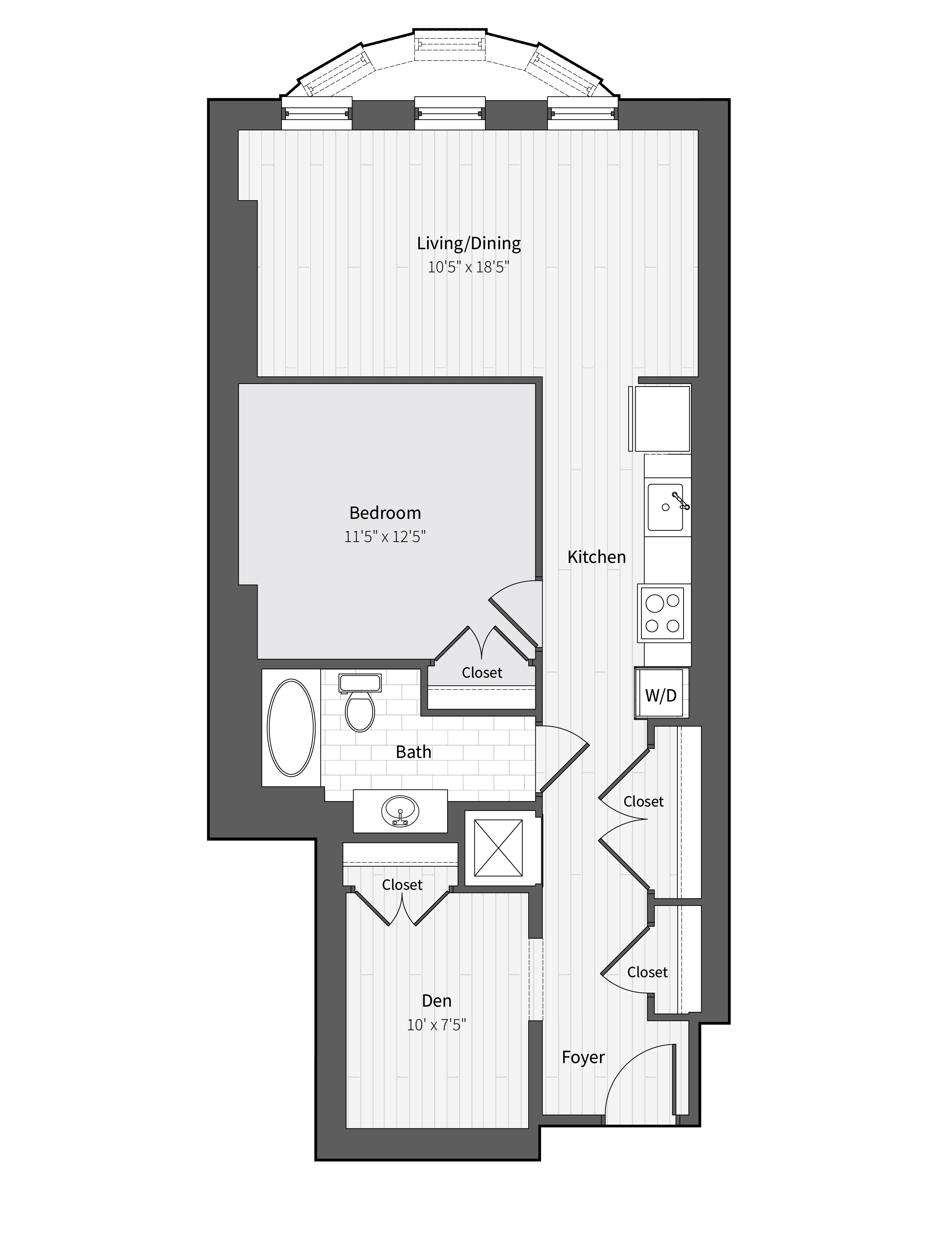 Apartment 370 floorplan