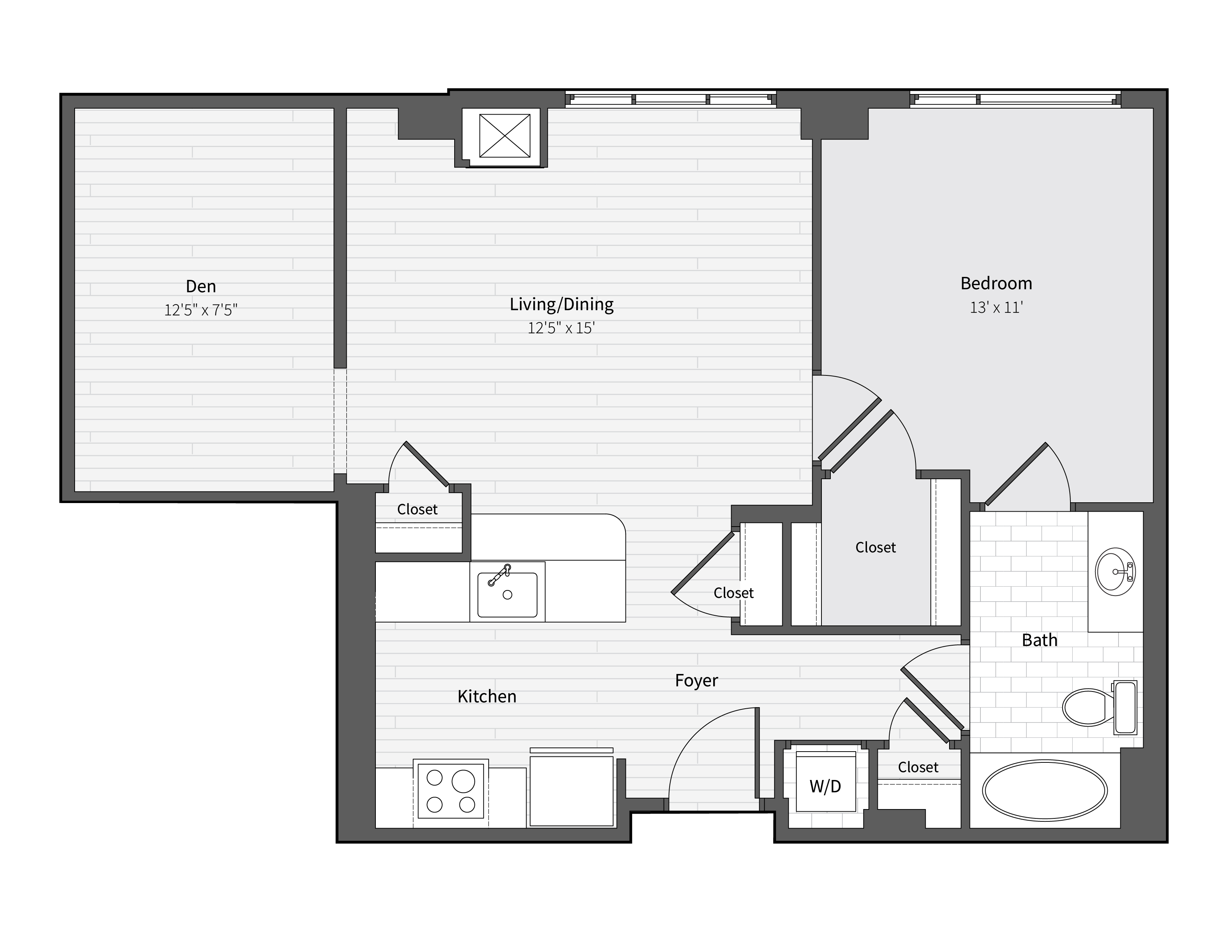 Apartment 231 floorplan