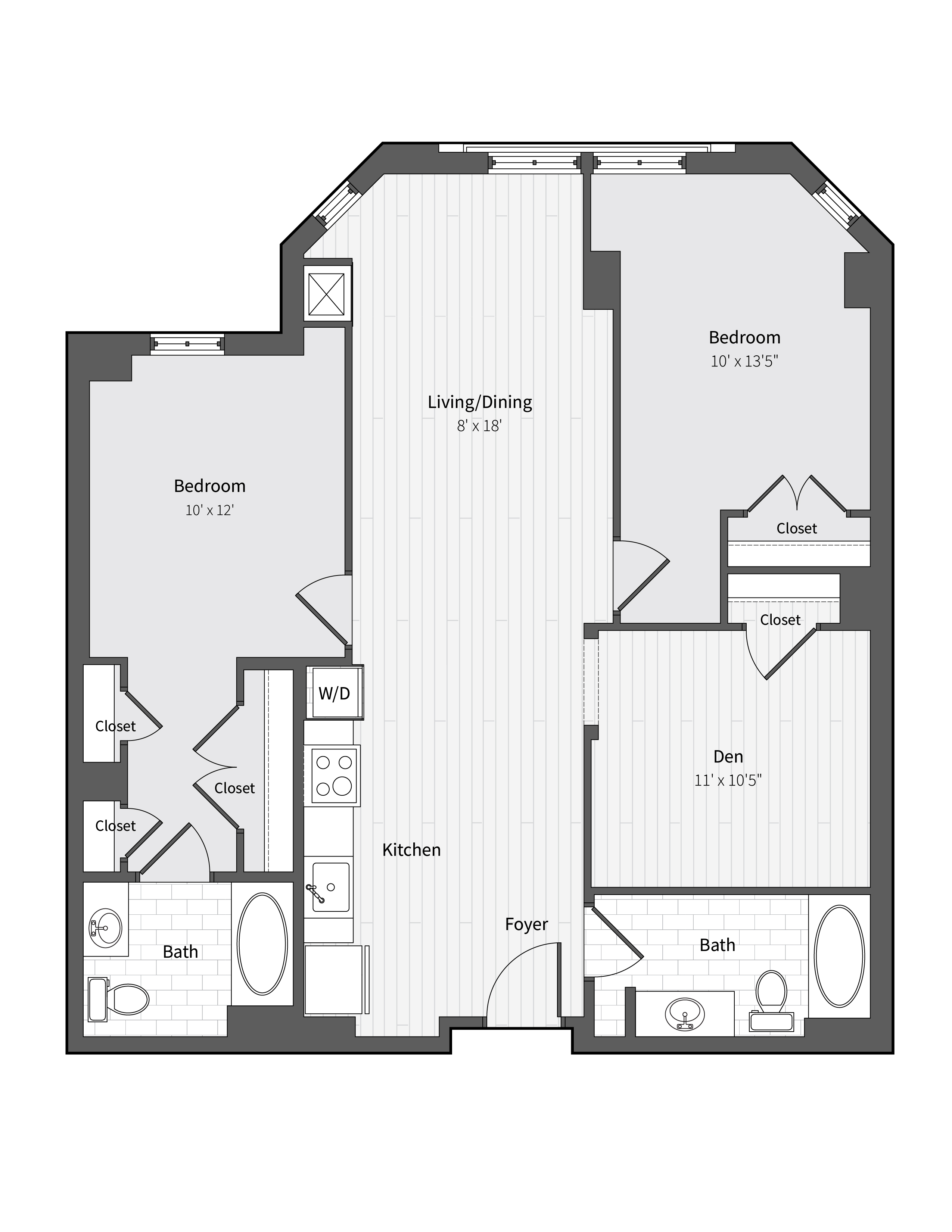 Apartment 527 floorplan