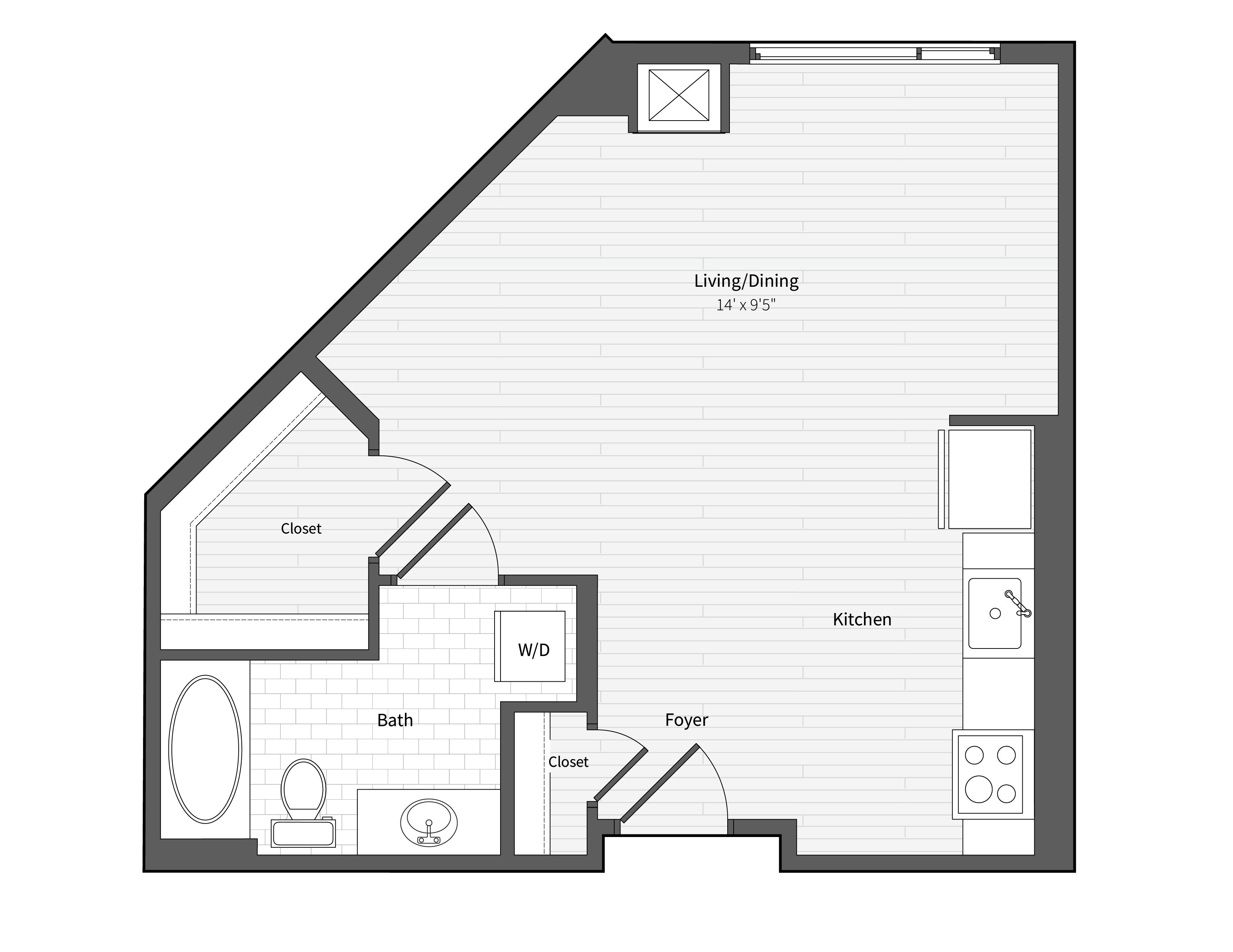 Apartment 244 floorplan