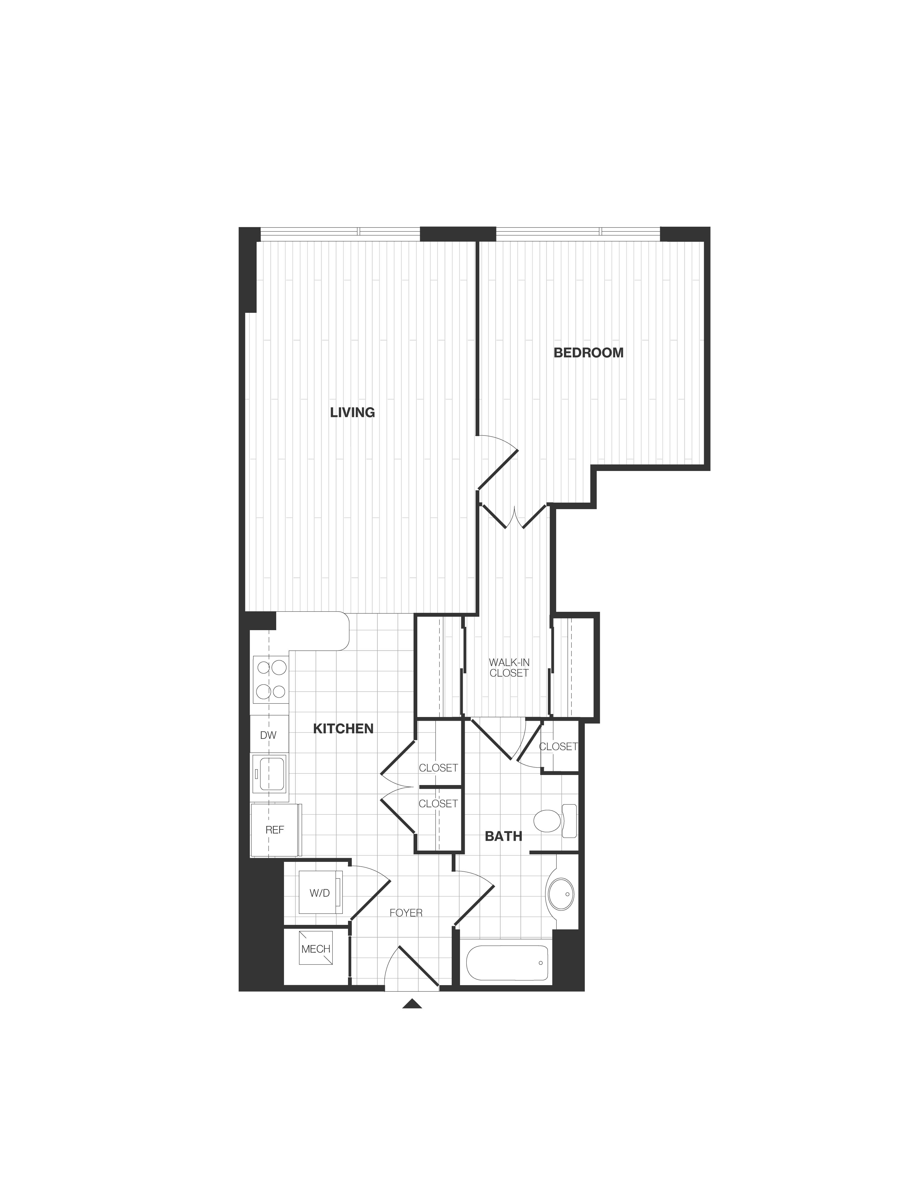 Apartment 0305 floorplan