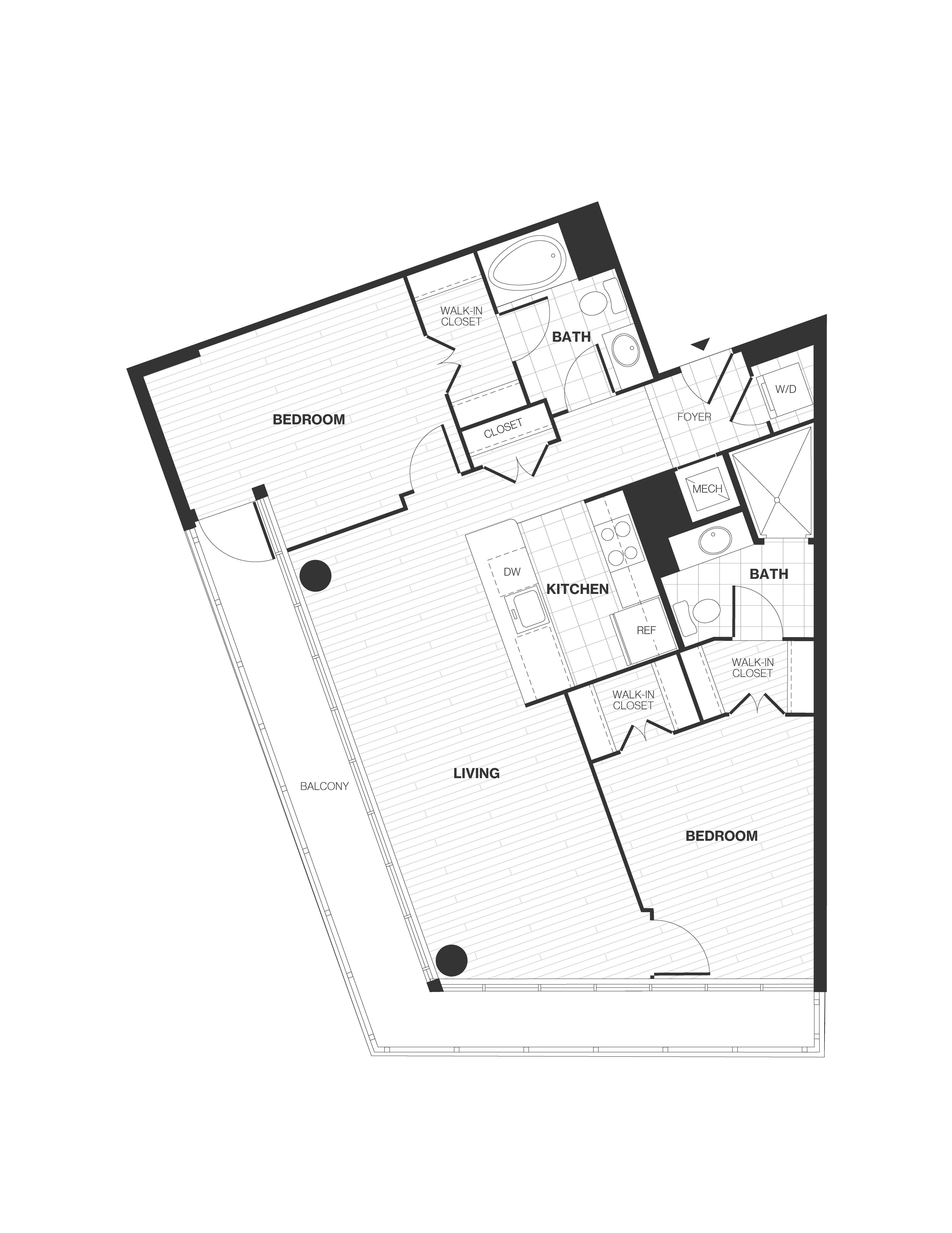 Apartment 0401 floorplan