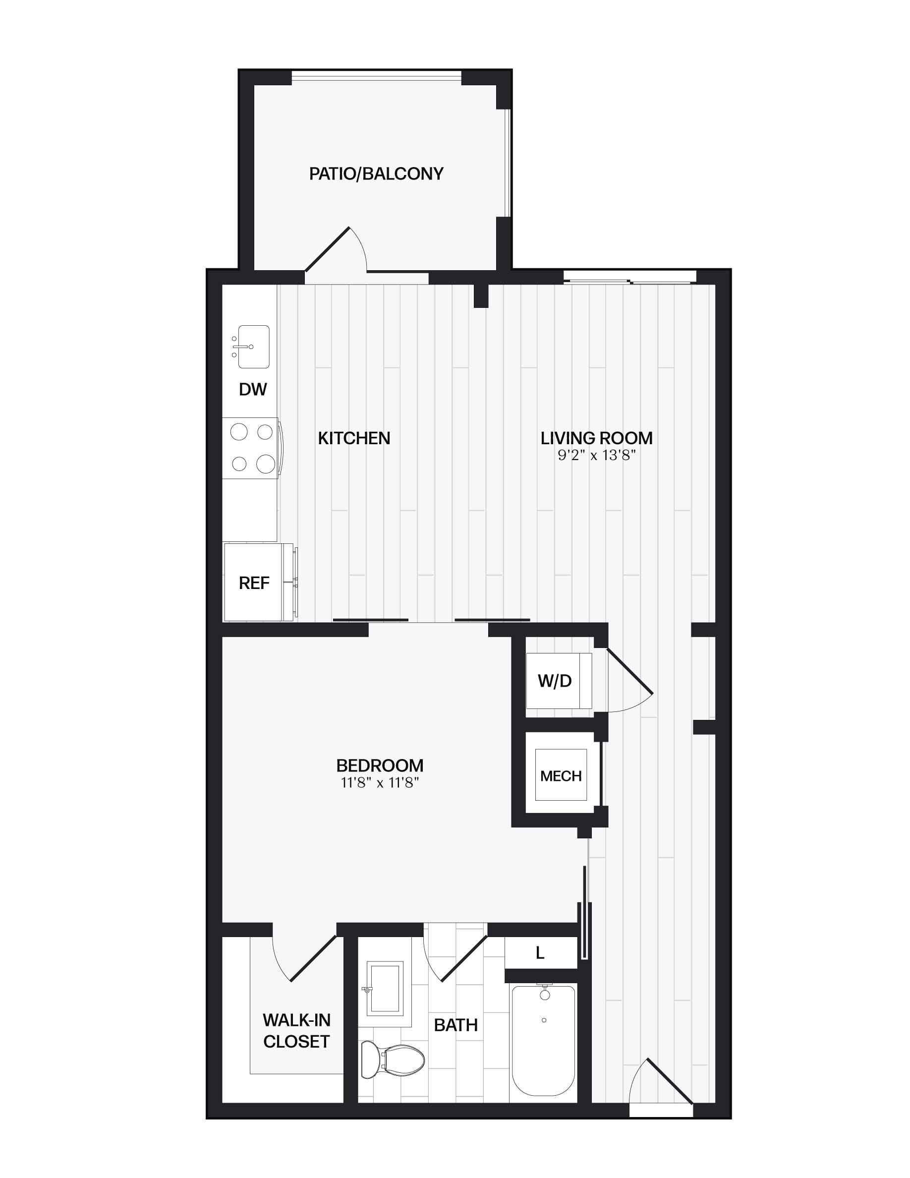 Apartment 0115 floorplan