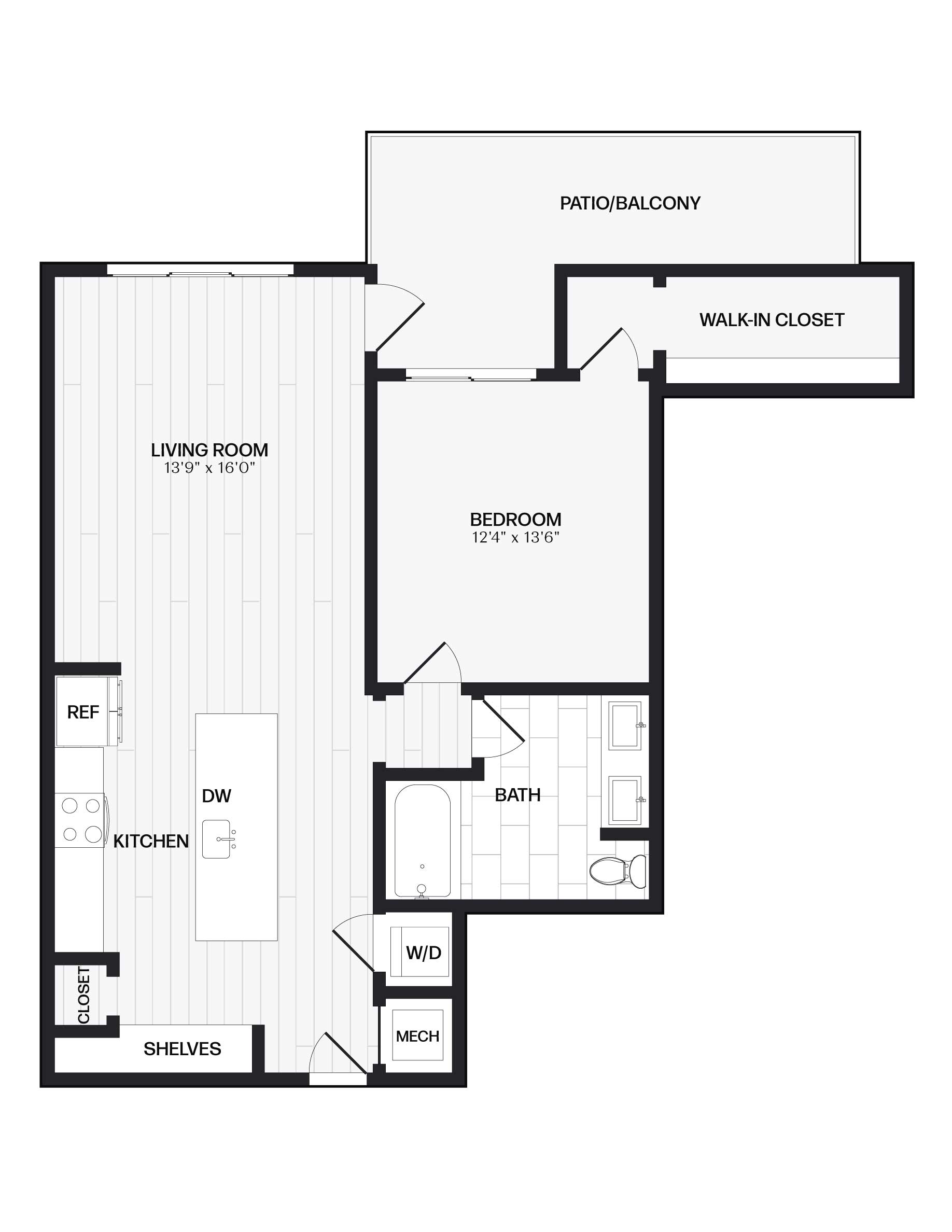 Apartment 0307 floorplan