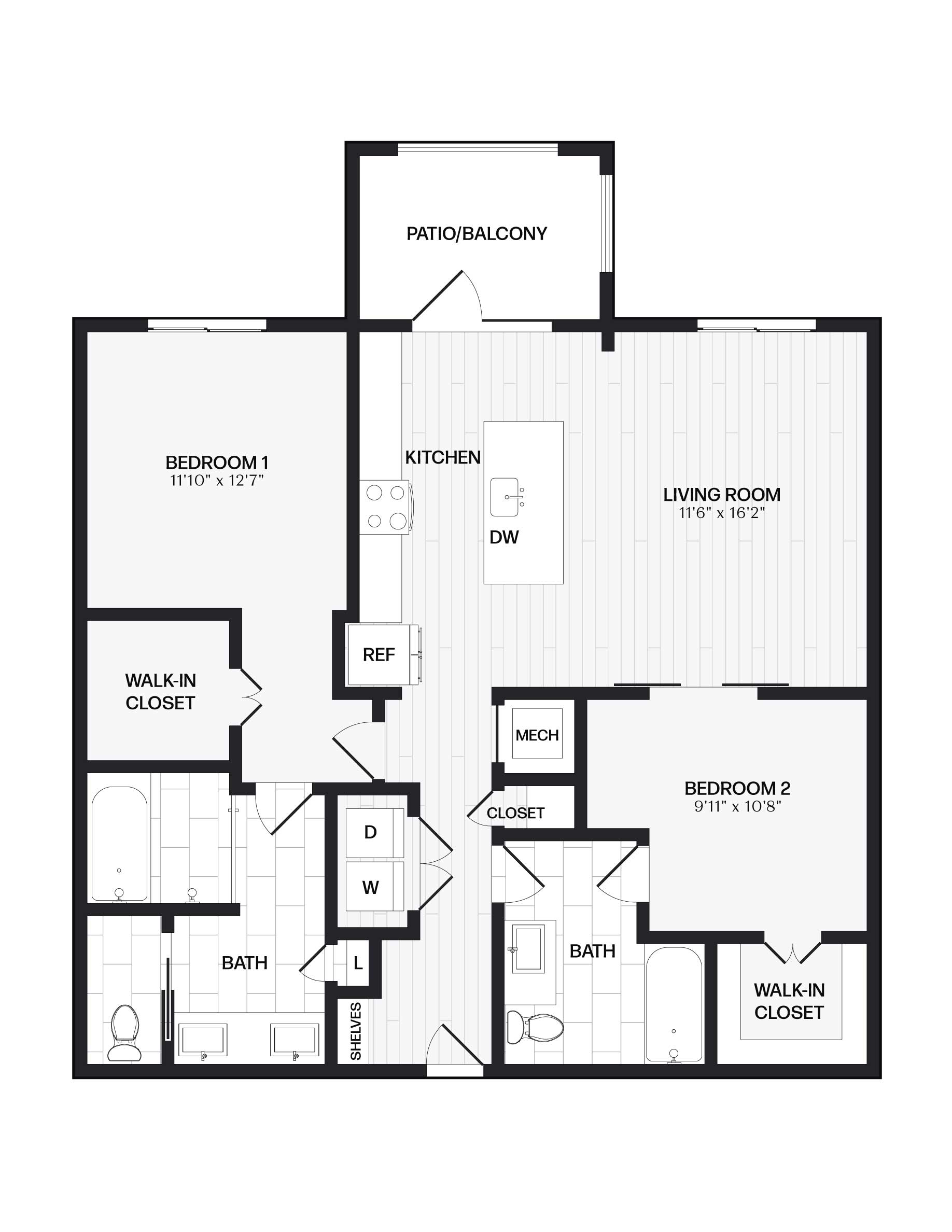 Apartment 0524 floorplan