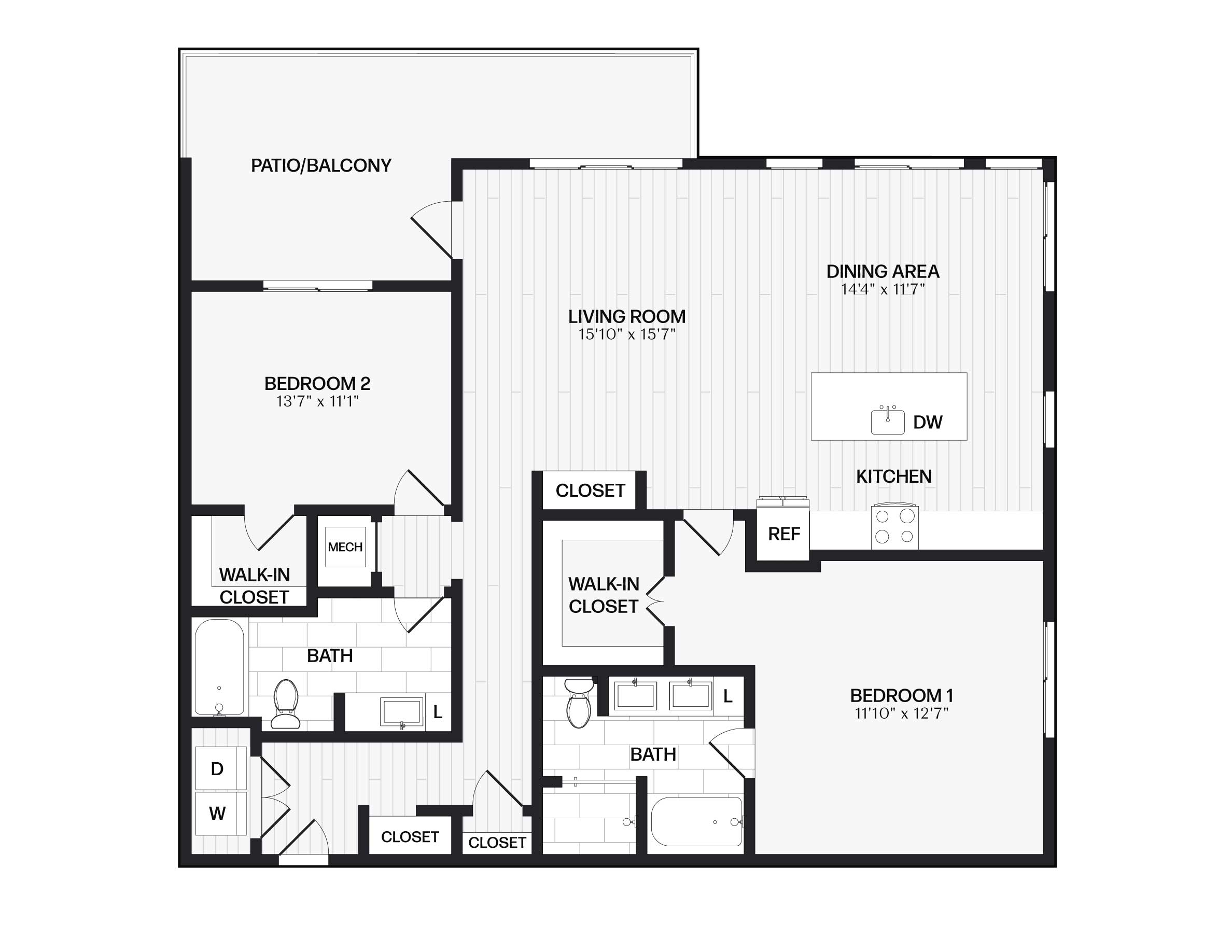 Apartment 0708 floorplan