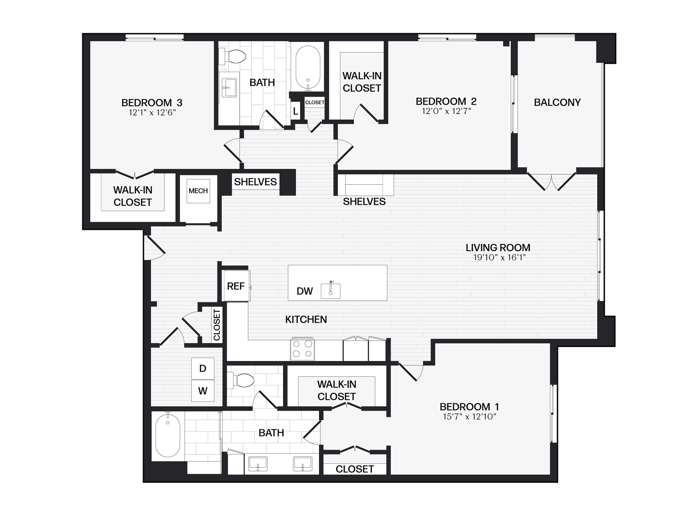 Apartment 0420 floorplan
