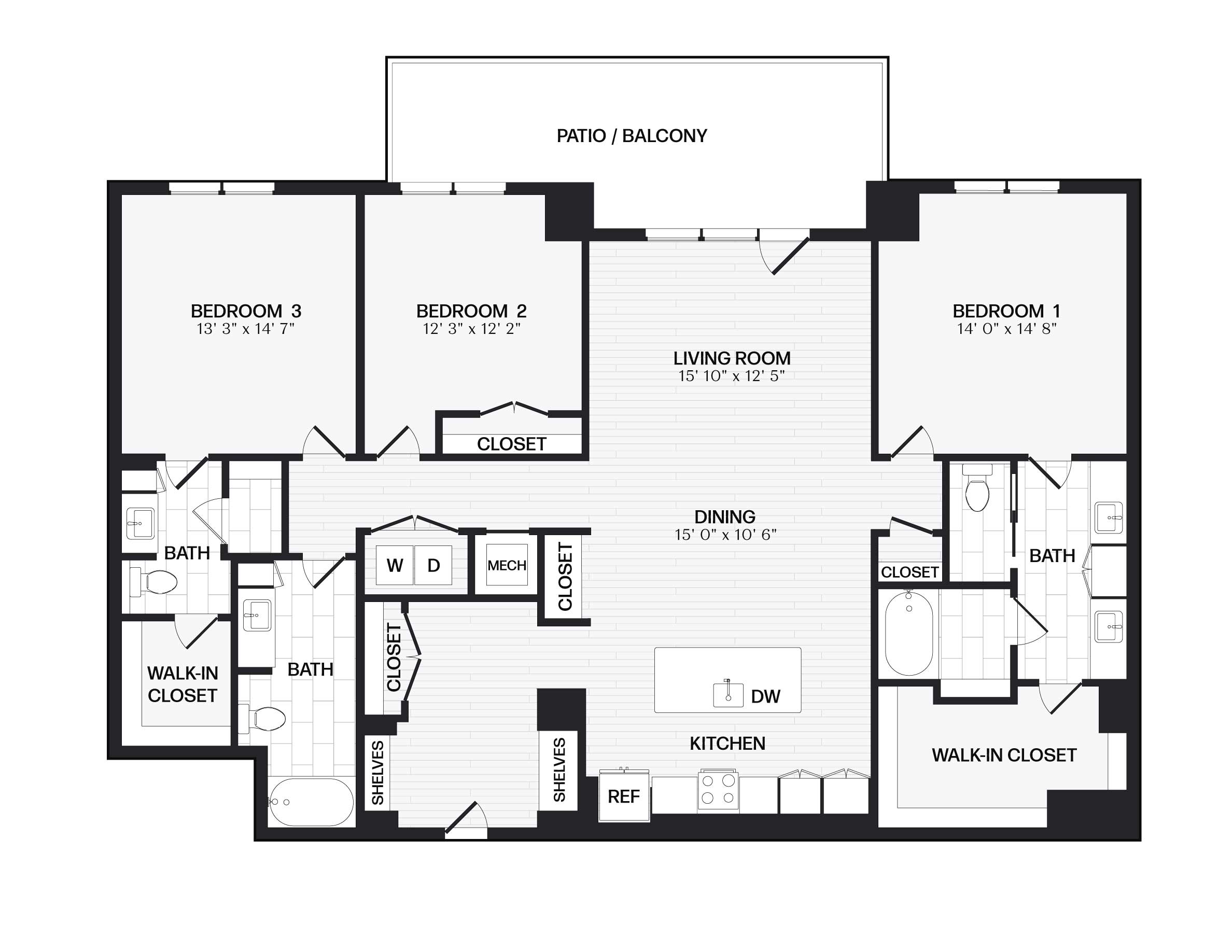 Apartment 0504 floorplan