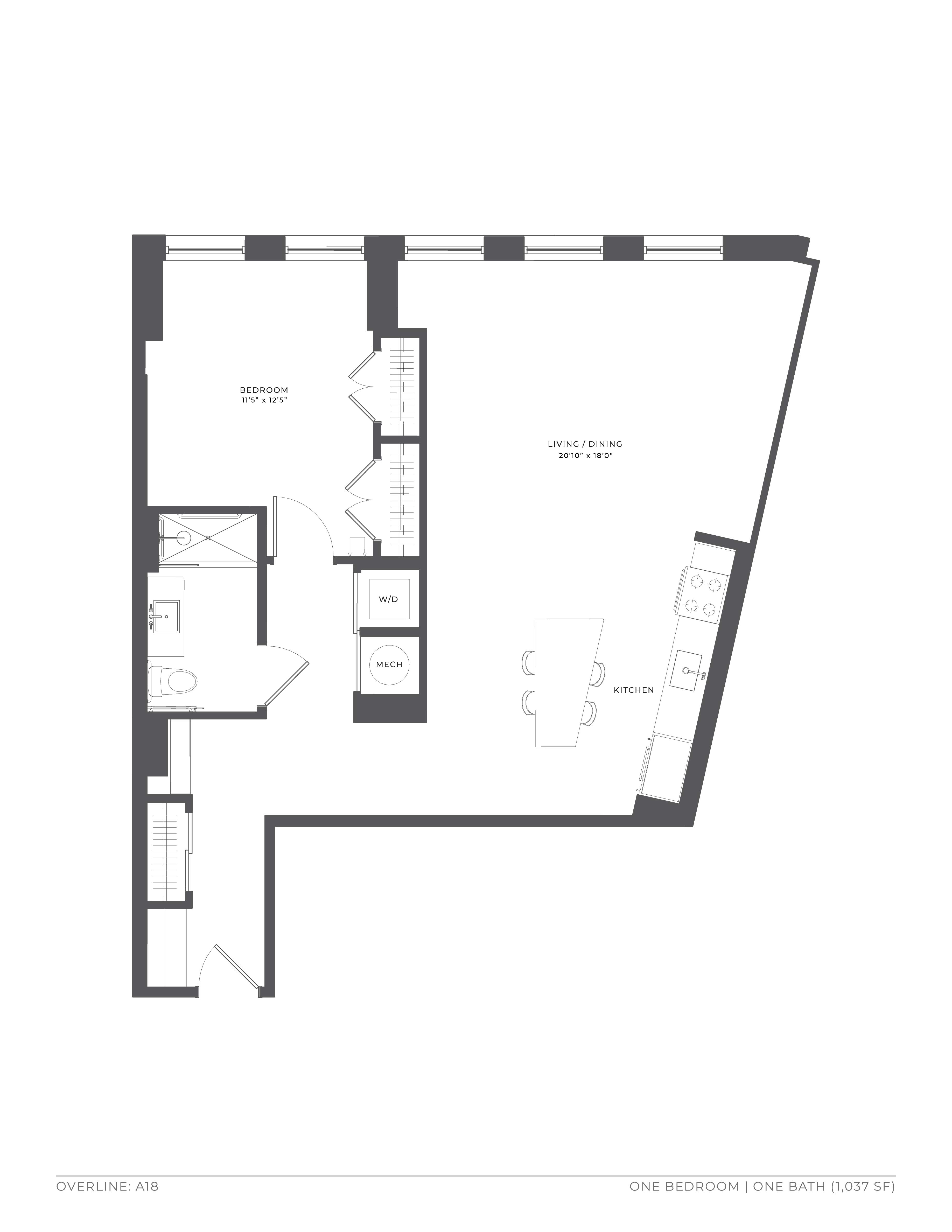 Floorplan image of apartment 